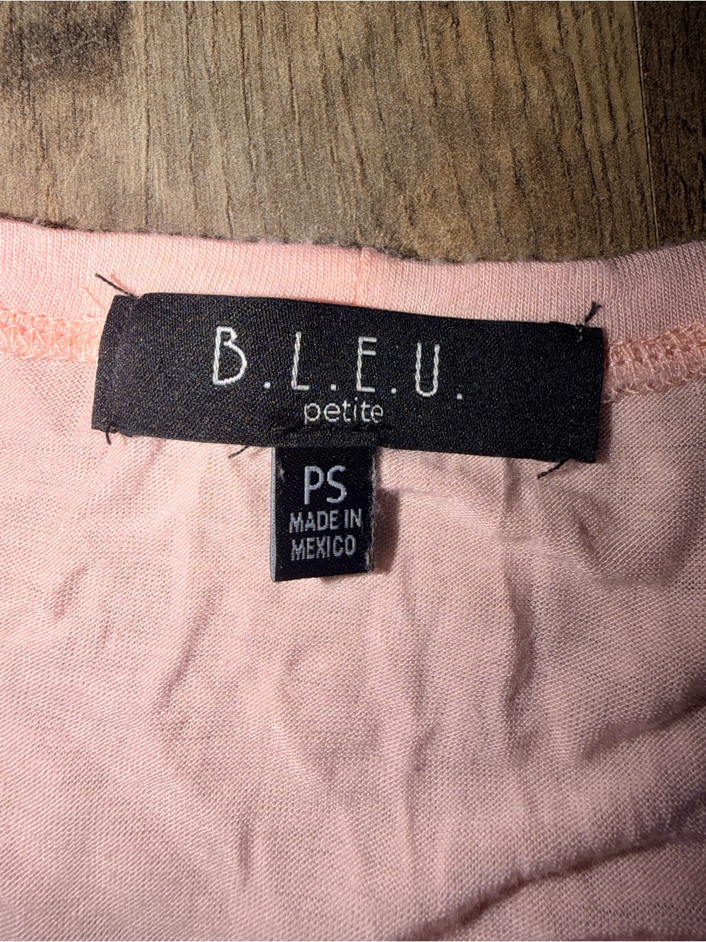 B.L.E.U. Light Pink Paris Graphic Short Sleeve Tee - Picture 3 of 4